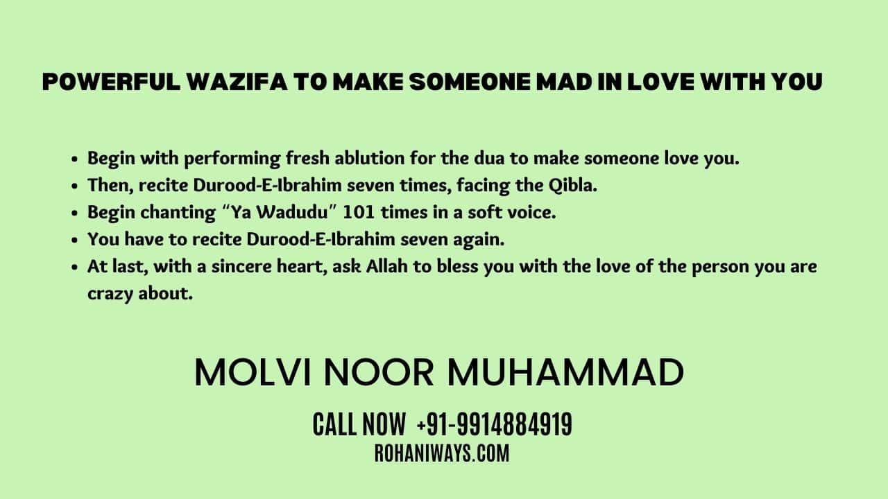 Powerful Wazifa To Make Someone Mad In Love With You